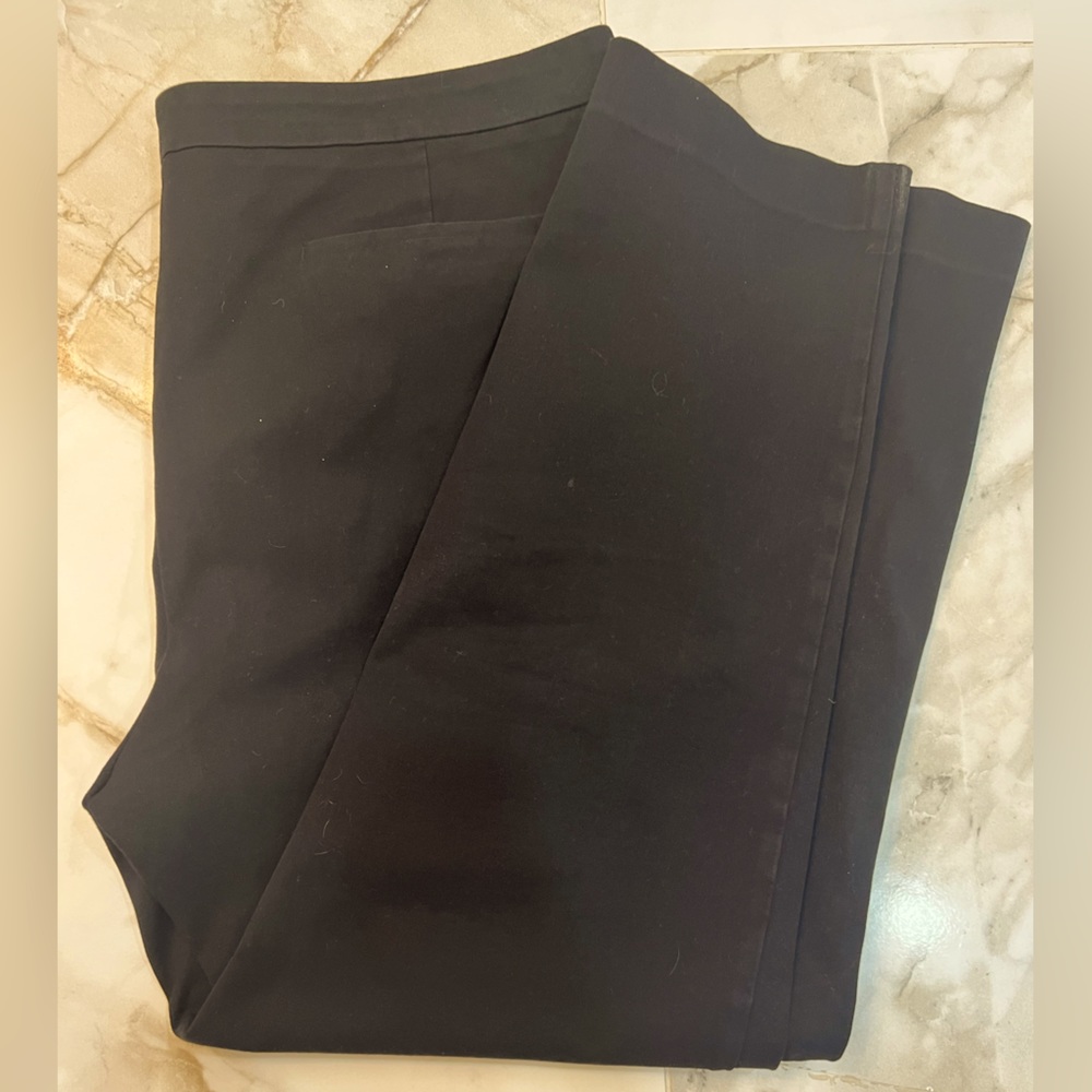 CHARTER CLUB Waist & Tummy Slimming Slim Leg Ponte Skinny Pant - Black Sz Large